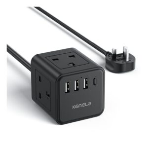 Cube Extension Lead with 4 USB Slots