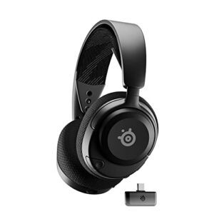SteelSeries Arctis Nova 4 Wireless Multi-Platform Gaming Headset — 360° Spatial Audio— 2.4GHz High-Speed Wireless — 36 Hr Battery — USB-C — ClearCast Gen 2 Mic — PlayStation