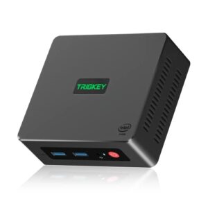 TRIGKEY G4 Mini Computer 12th Gen Intel N100 4C/4T 16G DDR4 500G M.2 PCIE1 SSD Mini PC W11 Desktop PC