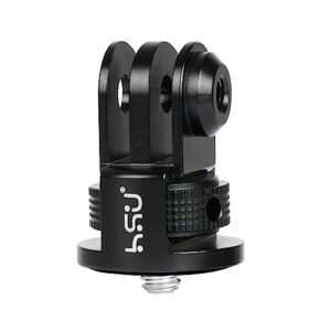 HSU Aluminum Action Camera Mount to 1/4"-20 Screw Adapter for GoPro Hero 11/10/9/8/7/6/5/4/3