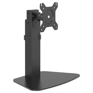 Desire2 VESA Mount 30 inch Monitor Stand Riser | TV Stand Mount | Rotating Display Stand for Computer Desk or TV Table | Height-Adjustable Gaming Monitor or Computer Monitor Stand for Desk (Black)
