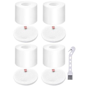 4 Pack NV601UK Filter Set for Shark Upright Vacuum Cleaner NV601UK NV601UKT NV600UK NV600 NV601 NV700UK NV700UKT UV700 XFF600 XHF600 Filter Replacement Parts for Shark Hoover Filters Lift Away Spares