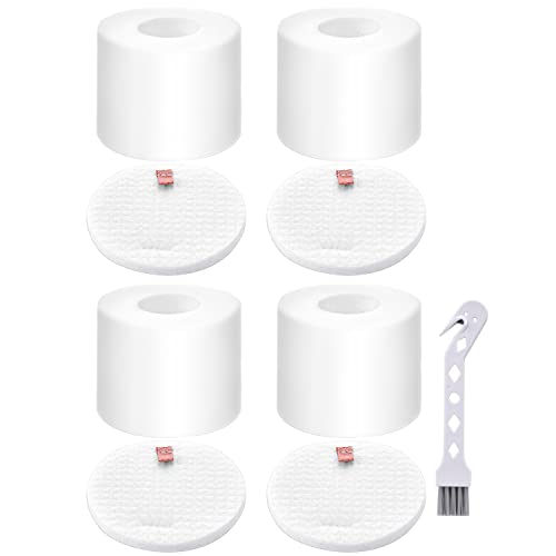 4 Pack NV601UK Filter Set for Shark Upright Vacuum Cleaner NV601UK NV601UKT NV600UK NV600 NV601 NV700UK NV700UKT UV700 XFF600 XHF600 Filter Replacement Parts for Shark Hoover Filters Lift Away Spares