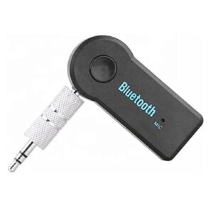 Pipestation Bluetooth Receiver | Bluetooth Car Adapter | 3.5mm Auxiliary Bluetooth Adaptor | Wireless Audio Bluetooth Aux Transmitter for Car PC Home Stereo Headphones | Aux to Bluetooth Adapte