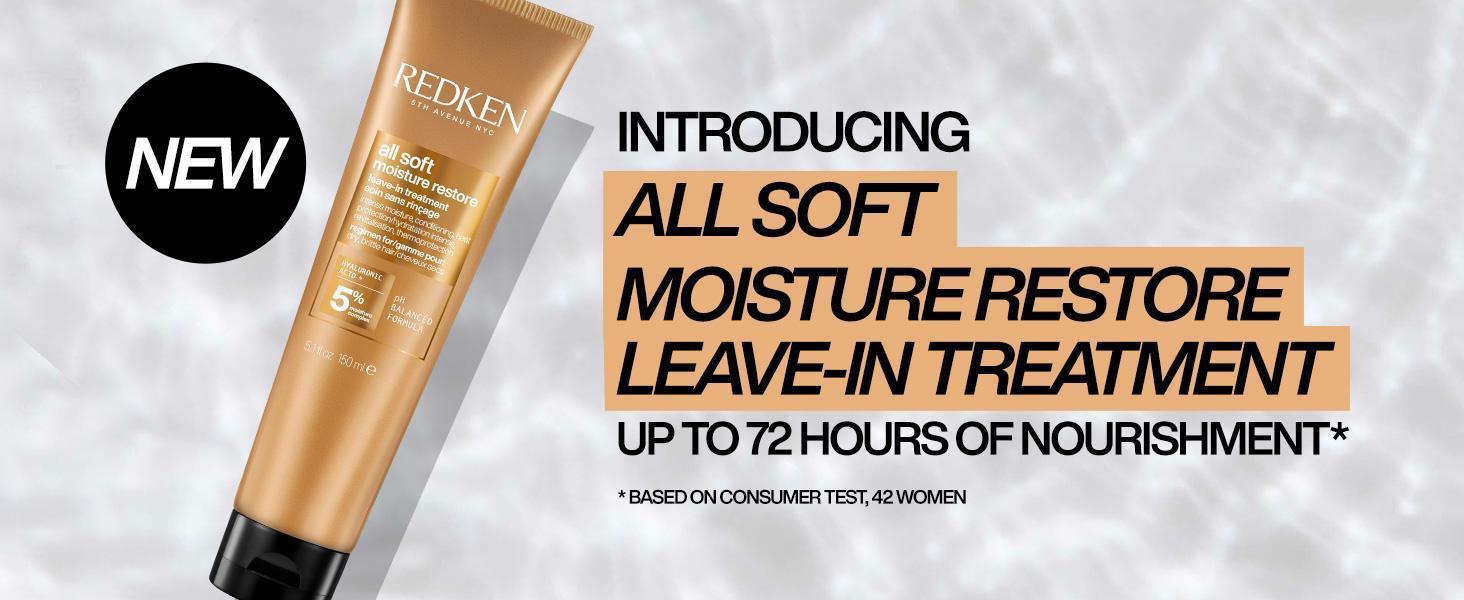 Introducing Redken All Soft Moisture Restore Leave-In Treatment
