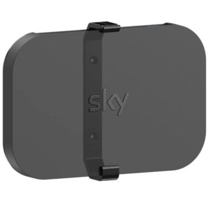 Sky Q Mini Wall Mount Bracket with Fixings - Sky Q Box Clip Holder Behind TV for 1TB/2TB TV Box