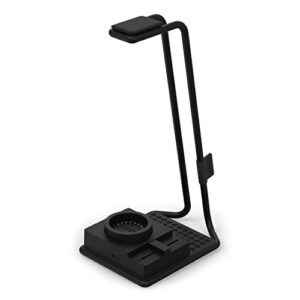 NZXT Relay SwitchMix PC Gaming Headset Stand & Audio Mixer - AP-USMSM-B1 - Seamless Switching Between Headset & Speaker Audio - Studio-Grade Mixer - DTS 7.1 Surround Sound - Black