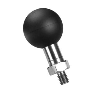 FANAUE 1" Ball Adapter Compatible with RAM Mount B Size 1" Ball Double Socket Arm with M6 x 1.0 Threaded Post for Extended Connection to Any Phone Mount That Supports 1" Ball Heads. (M6-01(1 Pack))