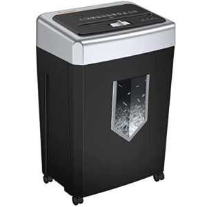 Bonsaii 15-Sheet Cross Cut Paper Shredder for Office