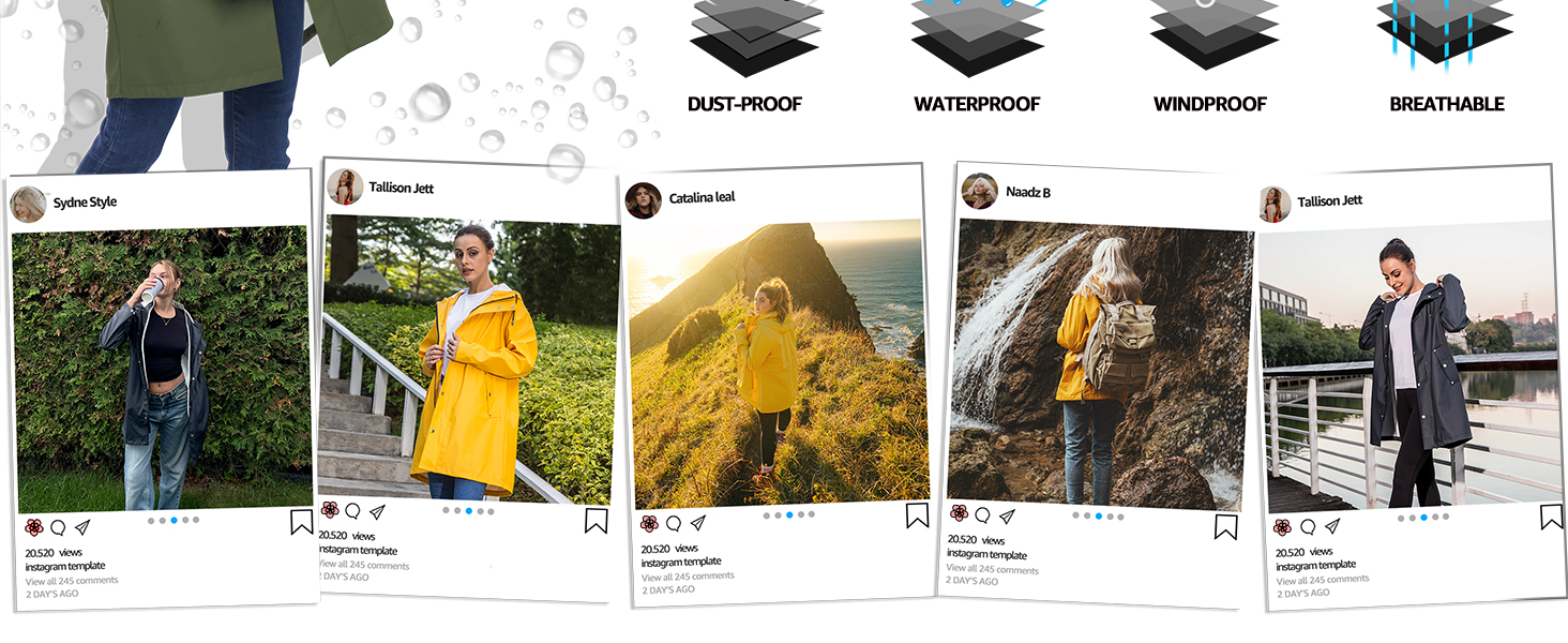 Raincoat for Women
