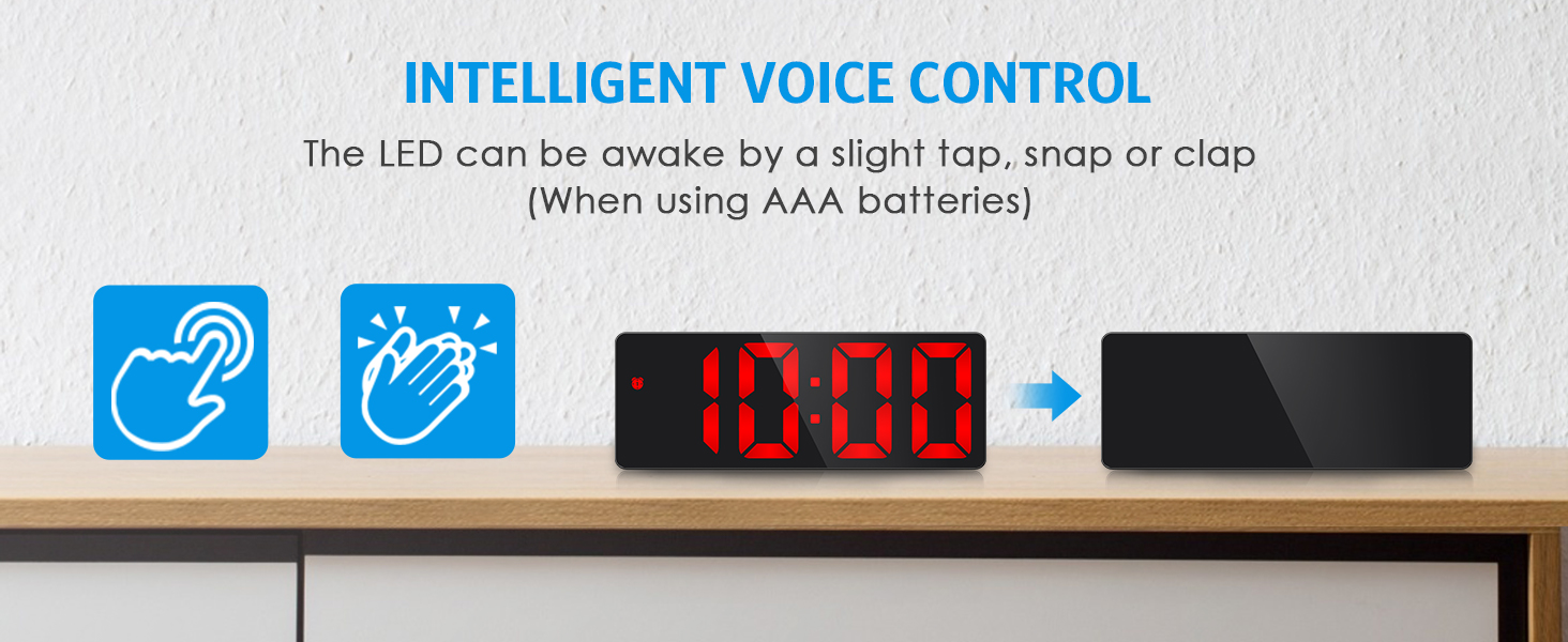 Digital Alarm Clock Alarm Clocks Bedside