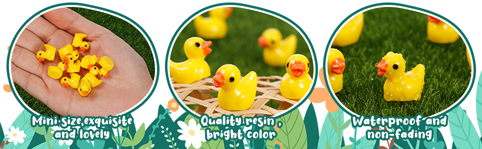 Mini Resin Ducks
