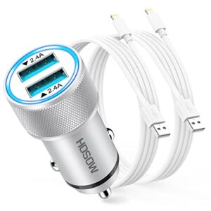 iPhone Car Charger Adapter [Apple MFi Certified]
