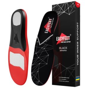 Premium Anti-Fatigue Shoe Insoles - Plantar Fasciitis Arch Support Insoles for Men and Women Shoe Inserts - Orthotic Inserts - Flat Feet - Insoles for Arch Pain High Arch - Boot Insoles