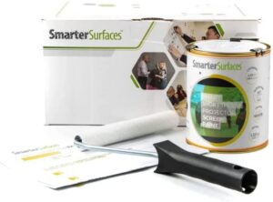 Smarter Surfaces Short Throw Projector Screen Paint 4.5m² - White [Upgraded] | Projectable Wall Paint Standard 4K HD Projections | Designed for Short Throw and Long Short Throw