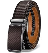 BULLIANT Men's Belt, Leather Ratchet Belt for Men Dress 1 3/8,Trim to Fit