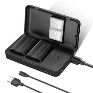 NEEWER EN-EL15c Replacement Battery and USB Charger Set