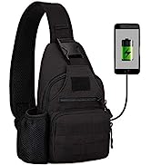 Huntvp Tactical Military Chest Bag Crossbody Shoulder Sling Pack Backpack