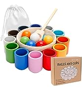 Baby Montessori Toys for 1 Year Old, Colour Sorting Early Development Activity Toys for Toddlers ...