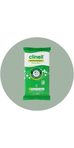 Clinell BCW60PF Antibacterial wipe disinfectant sanitiser cleaning wipes surface wipe Hand wipes