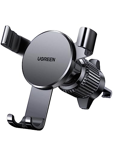 UGREEN Car Phone Holder Air Vent - [Innovative Metal Hook] Gravity Car Phone Mount