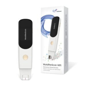 PenPower WorldPenScan Wi-Fi | OCR Pen Scanner | Reading Mode | Text-to-Speech for Dyslexia | Windows