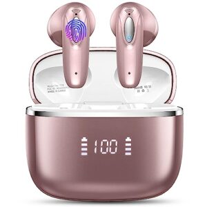 Wireless Earbuds Bluetooth 5.3 Wireless Headphones in Ear with 14.2mm Drivers Stereo