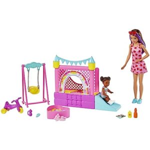 Barbie Skipper Babysitters Inc. Bounce House Playset with Skipper Babysitter Doll
