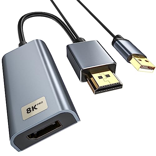 8K HDMI to DisplayPort Adapter