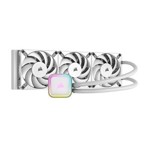 CORSAIR H150i RGB ELITE Liquid CPU Cooler - 360mm AIO - AF120 ELITE PWM Fans - Intel® LGA 1700