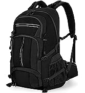 zeroto 50L Hiking Backpack, Labor Saving Rucksack for Men Women Hang System Daypack Breathable Ca...