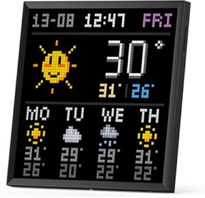 Divoom Pixoo-64 WiFi Pixel Art Display Digital Photo Frame with a 64x64 LED Panel