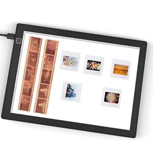 Slide Scanner 5600K 12”x8” LED Light Panel - Ultra-Thin Portable Backlight for Slides and Film Negative Scanning