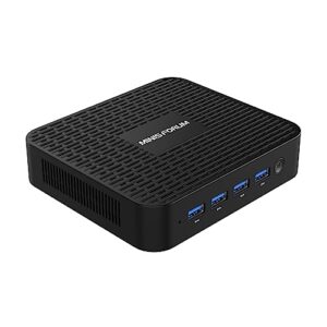 MINISFORUM Mini PC GK41 8GB DDR4 256GB SSD Intel Celeron J4125 Processor Dual LAN Mini PC
