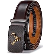 BULLIANT Men's Belt, Leather Ratchet Belt for Men Dress 1 3/8,Trim to Fit
