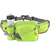 Running Hydration Belt, zeroto Multi Pockets Waist Pack Bag Waterproof Running Bag Adjustable Spo...