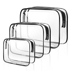 SLIJAR Clear Travel Toiletries Bag