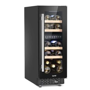 Baridi 17 Bottle Dual Zone Slim Built-In 30cm Wine Cooler