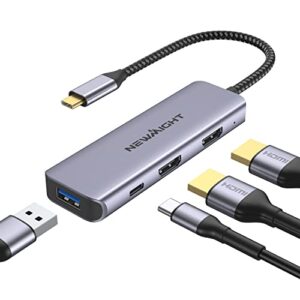 USB C to Dual HDMI Adapter
