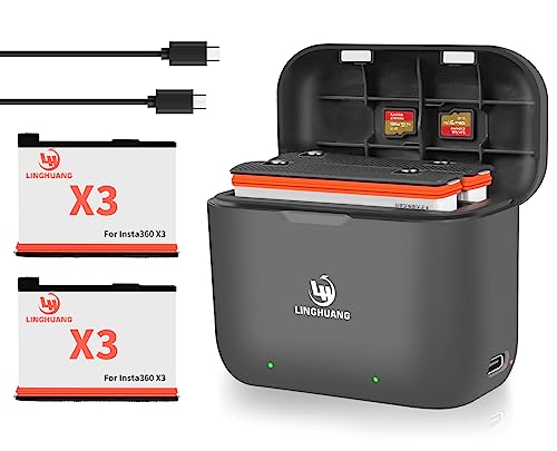 Linghuang Battery Charger + 2 Batteries(1