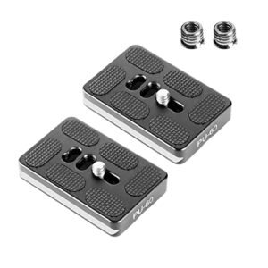 Manbily Pack Of 2 Tripod Head Quick Release Plates for Ball Head