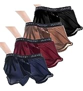 INNERSY Mens Boxers Shorts Multipack Cotton Underpants with Fly Anti Chafing Underwear Trunks Pac...