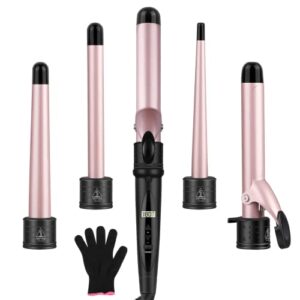 Curling Wand - Upgraded 5 in 1 Hair Curler
