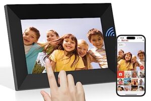 Tibuta Digital Photo Frame 7 Inch 1024 * 600 IPS Touch Screen Frameo Wifi Digital Picture Frame with 16GB Storage Electronic Photo Frame Share Photos or Videos Auto-Rotat with 16GB Storage Gif