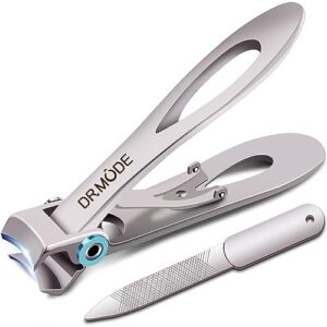 Nail Clippers - DRMODE Nail Clippers for Thick Nails with 16mm Wide Jaw Opening