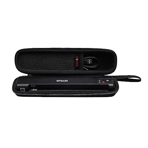 XANAD Carrying Case For Epson Workforce ES-50/ES-60W/DS-80W/DS-30/DS-70/ES-55R/ES-65WR Document Scanner(Case Only)