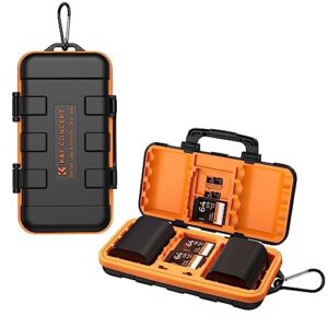 K&F Concept 16 Slots Memory Card & Camera Battery Case