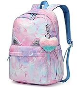 Girls School Backpack,Casual Daypack,Light Preschool Children's School Bag Travel Backpack High C...