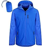 33,000ft Women's Waterproof Packable Rain Jackets Lightweight Breathable Windbreaker Raincoat Out...