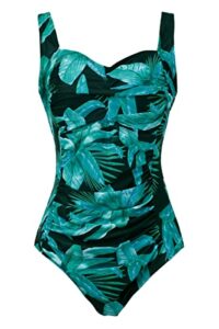 Aidotop Womens One Piece Swimsuit Tummy Control with Ruched Monokinis Tribal Swimsuits